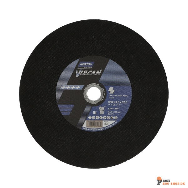 nortonschleifmittel/NORTON_schleifmittel_66252925470 Norton VULCAN Flat cutting off wheelSTEEL 35x3.5x32_141601